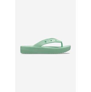 Crocs flip-flop Classic Platfrom 207714 türkiz, női, platformos