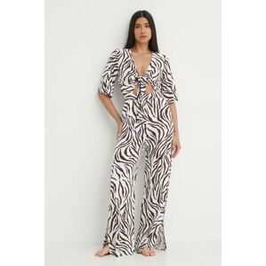 Max Mara Beachwear strand overál barna, 2416641039600