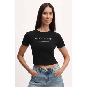 Miss Sixty t-shirt női, fekete, 6L1SJ4300000