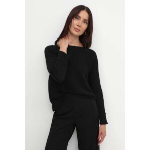 MAX&Co. pulóver könnyű, női, fekete, 2416361053200