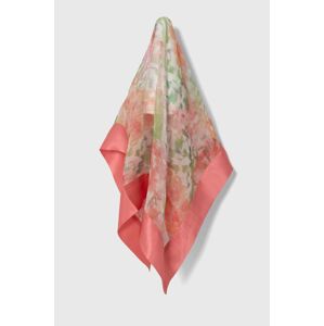 Lauren Ralph Lauren selyem kendő rózsaszín, mintás, 454943679