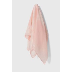 Lauren Ralph Lauren kendő selyemkeverékből rózsaszín, mintás, 454943693