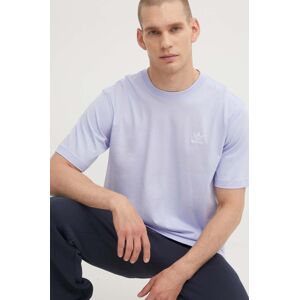 adidas Originals pamut póló lila, férfi, sima, IR9696