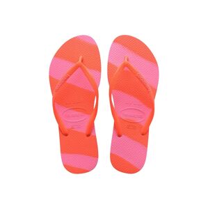 Havaianas flip-flop SLIM COLOR FUN narancssárga, női, lapos talpú, 4149323.5572
