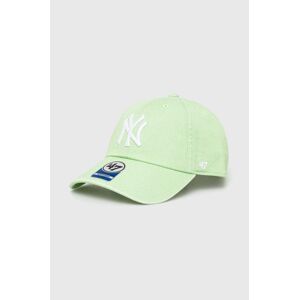 47 brand gyerek pamut baseball sapka MLB New York Yankees CLEAN UP zöld, nyomott mintás, BNLRGW17GWS