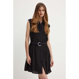 Dkny ruha fekete, mini, oversize, DD4A1538