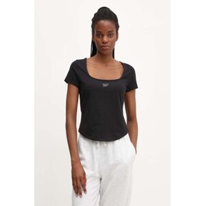 Reebok Classic t-shirt Wardrobe Essentials női, fekete, 100075530