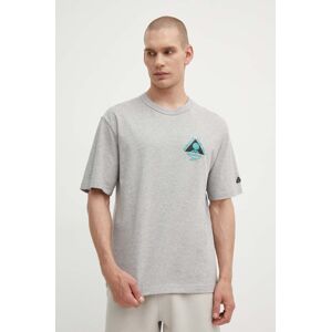 Reebok Classic pamut póló Basketball szürke, férfi, nyomott mintás, 100075810