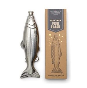 Gentlemen's Hardware laposüveg Fish Hip Flask - Prize Catch