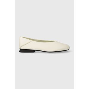 Camper bőr balerina cipő Casi Myra fehér, K201253.026
