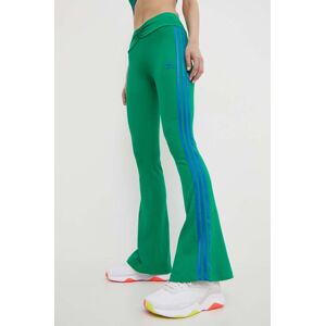adidas Originals legging RIB FLRD Leggin zöld, női, nyomott mintás, JG8046