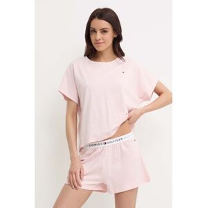 Tommy Hilfiger pizsama női, rózsaszín, UW0UW05425